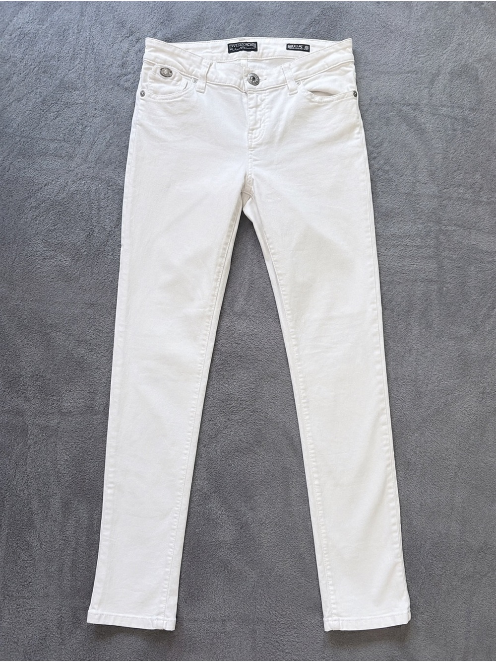 GUESS Premium Nicole Cigarette White Skinny Jeans – Size 10